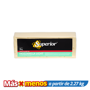 Queso Mozarella Light Superior Por Media Libra