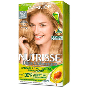 Nutrisse Ultra Cobertura Tono 8.0 Rub Cl.P Garnier Caja X 1 UNI