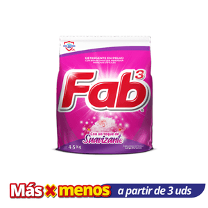 Detergente En Polvo Fab Flores Mis Amores 850 G