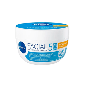 Crema Facial Cuidado Nutritivo 5 En 1 Nivea Pote 50 ML