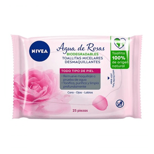 Toallas Micelar Desmaquillantes Nivea Pack 25 UN