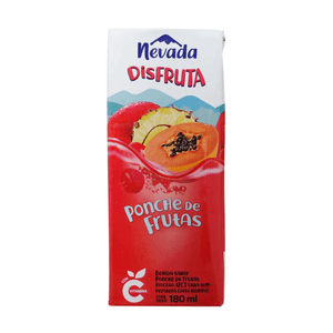 Disfruta Bebida Fruit Punch Nevada 180 ML