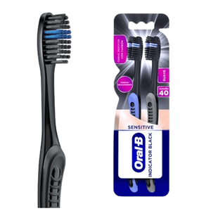 Cepillo 2Pack Indicator Charcoal Oralb 1 UN