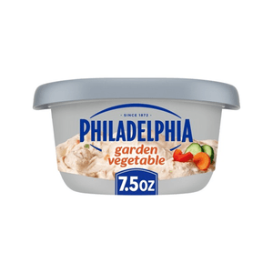 Queso Crema Philadelphia Garden Vegetable 7.5 OZ