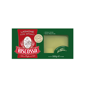 Lasagne Con Espinaca Riscossa Caja 500 G