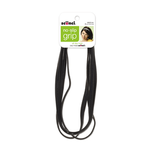 Diademas Elasticas Negras Scunci 58323-Au 4 PCS