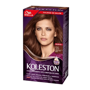 2X1 Kit Koleston 55 Caoba Claro Deseo Wella Caja 1 UN