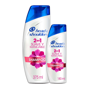 Pack Head & Shoulders 2 En 1 Suave Y Manejable Head & Shoulder Pack 2 UN