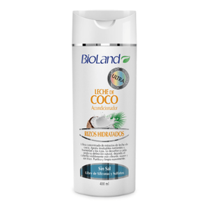 Leche De Coco Acondicionador Bioland Frasco 400 ML