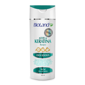 Aceite De Keratina Shampo Bioland Frasco 400 ML