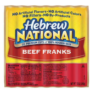 Salchicha De Carnes Hebrewnational Pack 340 G