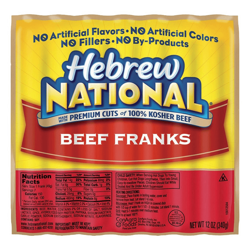 Salchicha-De-Carnes-Hebrewnational-Pack-340-G-74956180574
