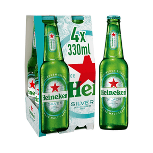 Cerveza Heineken Silver Botella De 330 Ml