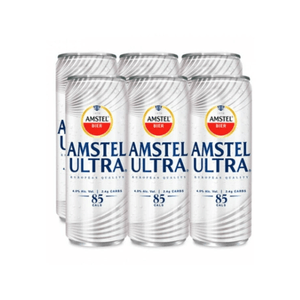 Cerveza Amstel Ultra Lata De 296 Ml