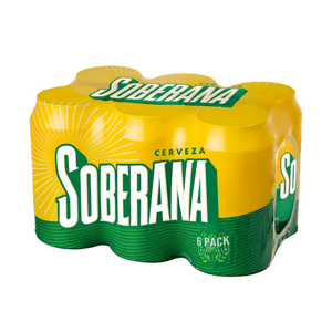 Cerveza Soberana Lata 6 Pack 355 ml