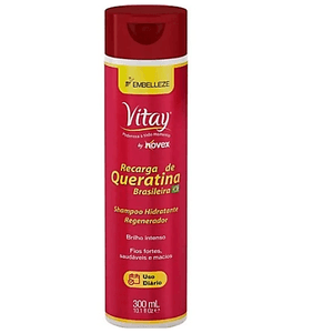 Recarga De Keratina Shampoo Hidratante Novex 300 ML