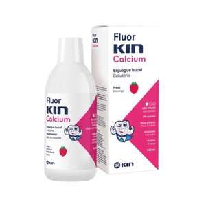 FLOUR KIN CALCIUM ENJUAGUE BUCAL FRESA