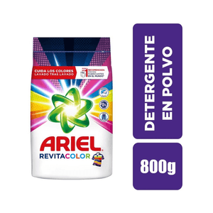 Detergente en polvo Ariel Revitacolor Pwd 800Grx15It