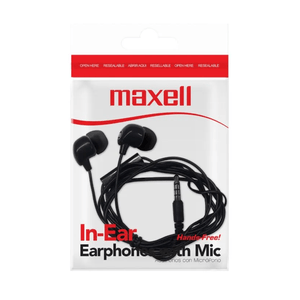 Audífonos In-Bax Black MAXELL | 347945