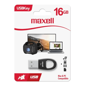 Usb Key 16Gb Black MAXELL | USBK-16