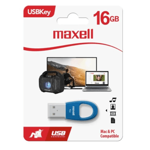 Usb Key 16Gb Blue MAXELL | 348391