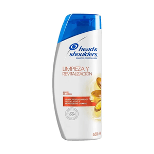 Shampoo Aceite De Argán Head&Shoulder Limpieza Y Revitalización 650 ML