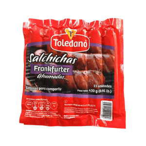 Salchichas Frankfurter Toledano Ahumadas 430 G