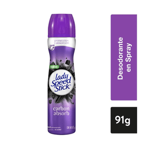 Antitranspirante Lady Speedstick Carbon Absorb 91 G