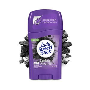 Barra Antitranspirante Lady Speedstick Carbon Absorb 45 G