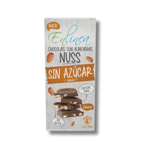 Barra De Chocolate Nuss Enlinea Con Almendra 50 G