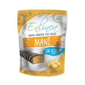 Barra Cubierta Con Cacao Enlinea Maní 170 G
