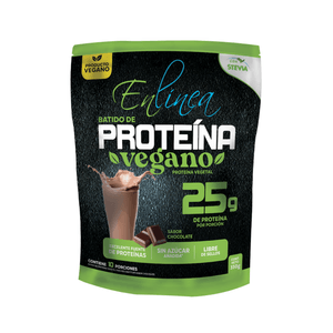 Batido De Proteína Vegano Enlinea Sabor Chocolate 350 G