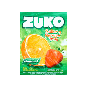 Bebida Instantánea Zuko Sabor A Naranja & Fresa 13 G