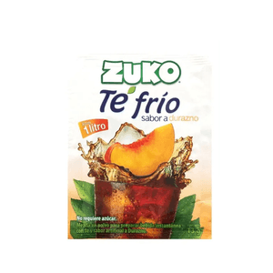 Té Frío Instantáneo Zuko Sabor A Durazno 13 G