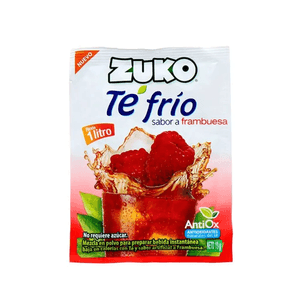 Té Frío Instantáneo Zuko Sabor A Frambuesa 13 G