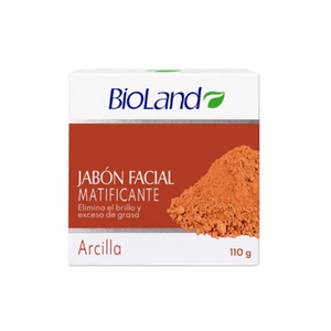 Jabón Facial Bioland Arcilla 110 G