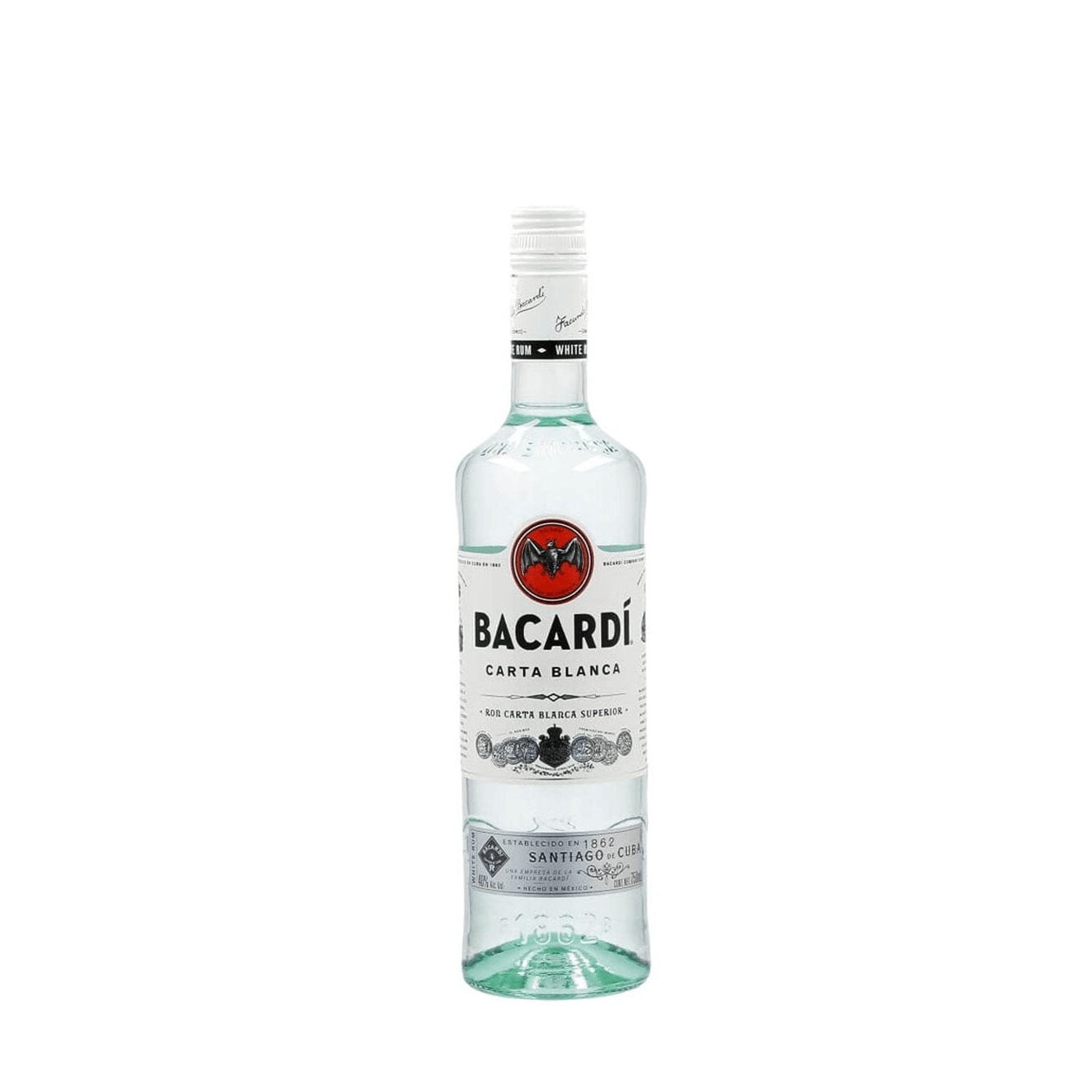 古酒　Bacardi Carta Blanca Legendario 750ml Ron Carta Blanca Bacardi 750 ML