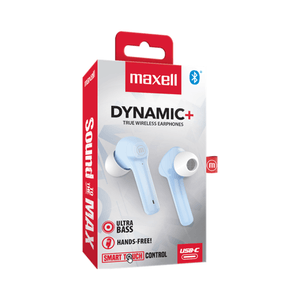 Earbuds Dynamic + Blue Maxell Bluetooth