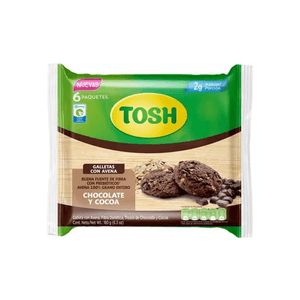 Galletas Con Avena Tosh Chocolate & Cocoa 180 G