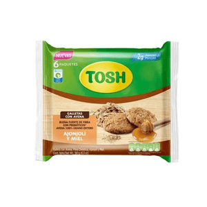 Galletas Con Avena Tosh Ajonjolí & Miel 180 G