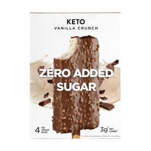 Vanilla Crunchbars Keto Zero Added Sugar 11 OZ
