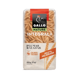 Plumas Rayadas Gallo Integral 450 G