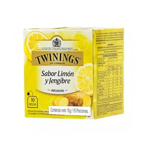 Té Twinings Limón Y Jengibre 15 G