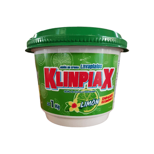 Jabón En Crema Lavaplatos Klinpiax Limón 1 KG