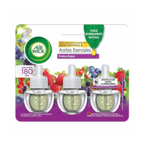Repuesto Elétrico De Frutos Rojos Airwick 3 Pack 20 ML