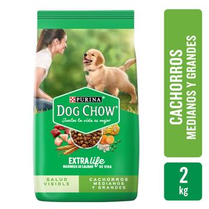 Dog Chow Cachorro Raza Med & Gr 2kg (4.4lb)