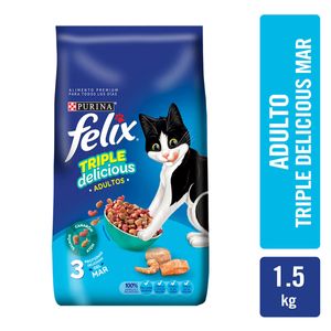 Felix Adult Triple Delicious Mar 1.5kg (3.3lb)