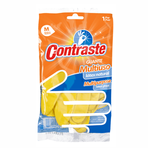 Guante Multiuso Mediano Contraste Amarillo 1 UN