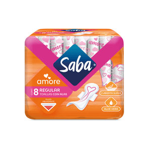 Toallas Sanitarias Saba Con Alas 8 un