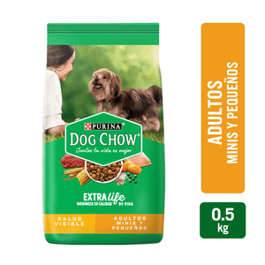 Dog Chow Adulto Extra Life Minis/Peq 500g (1.1lb)